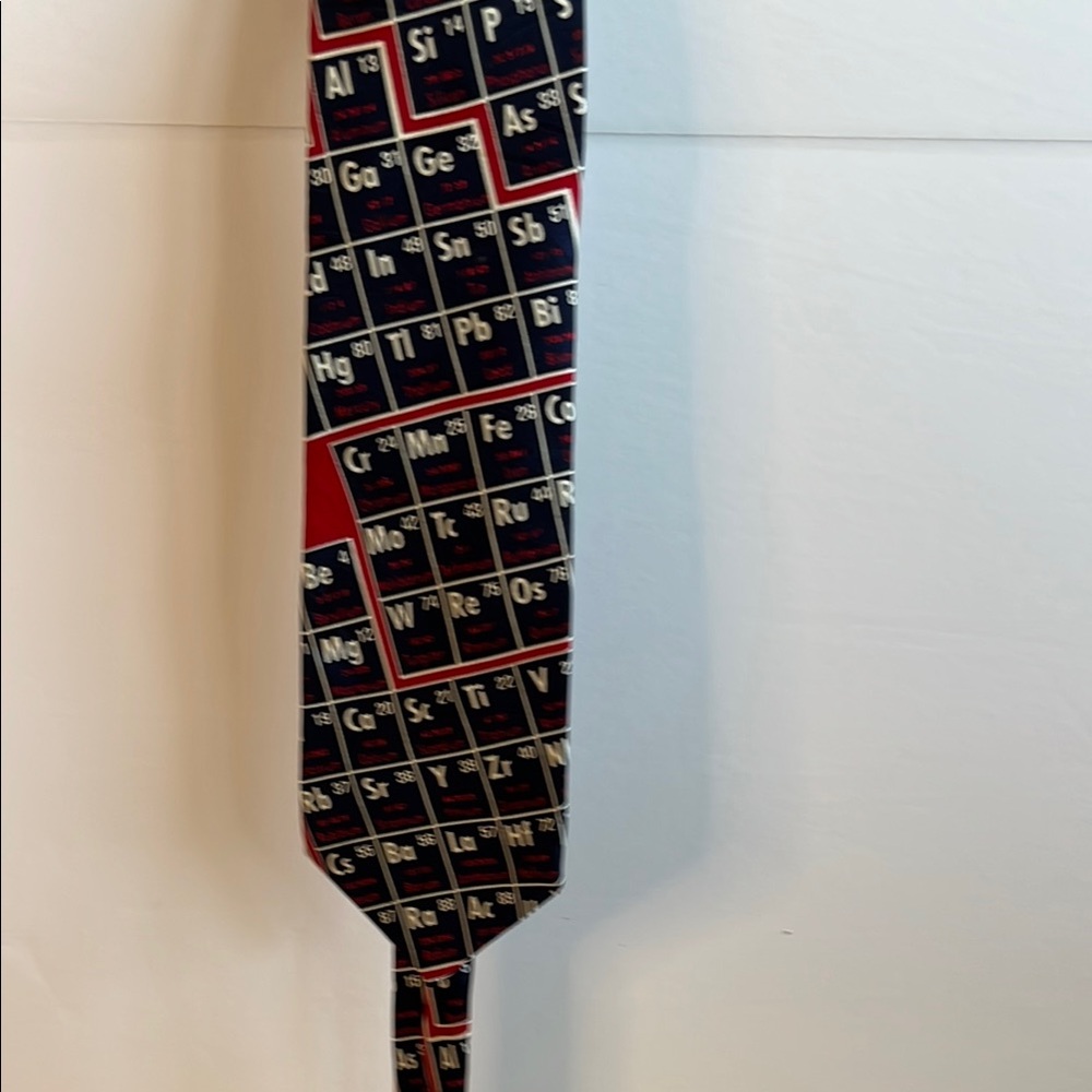 Periodic Table Themed Tie